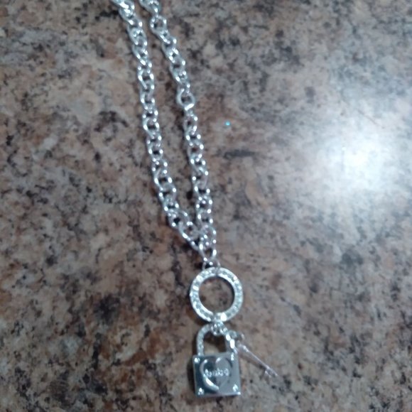 2ks bebe logo toggle lock neckace - Picture 1 of 2